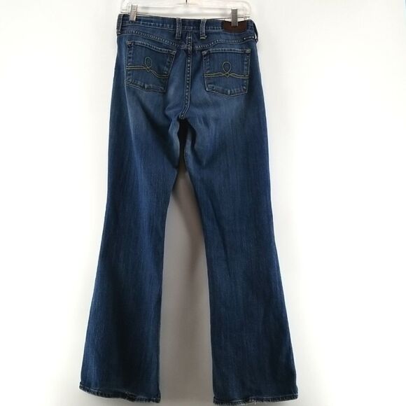 Lucky Brand Jeans Womens Size 10 Blue Front Zip Button Closure 5 Pocket Boot Cut - Picture 5 of 11